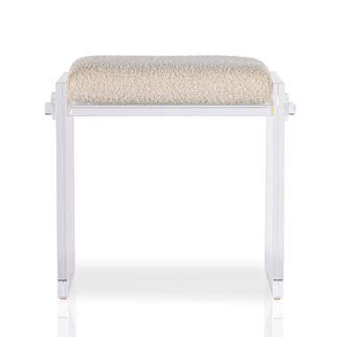 Clear dressing table online stool